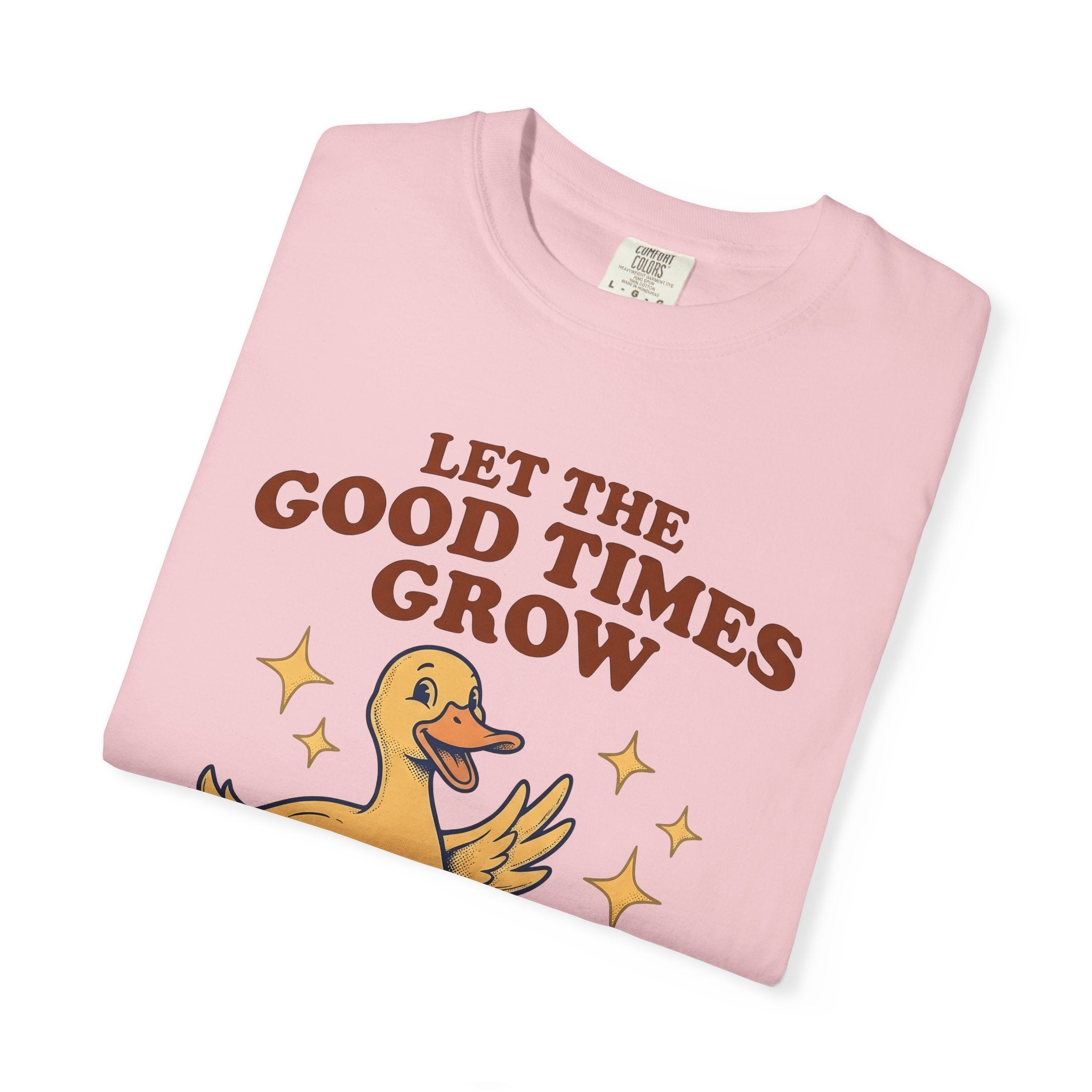 Duck Garden Decor Shirt Gardening Pets Gift Women Farmhouse Tee Duck Statue T-Shirt Gardener Enthusiast Rustic Tshirt Animal Graphic Doodle
