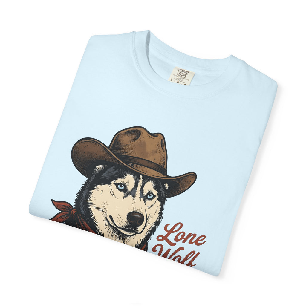 Siberian Husky Shirt Dog Rodeo Gift Women Classic Tee Husky T-Shirt Dog Fan Vintage Tshirt Rodeo Graphic Ink Neckerchief Tshirt