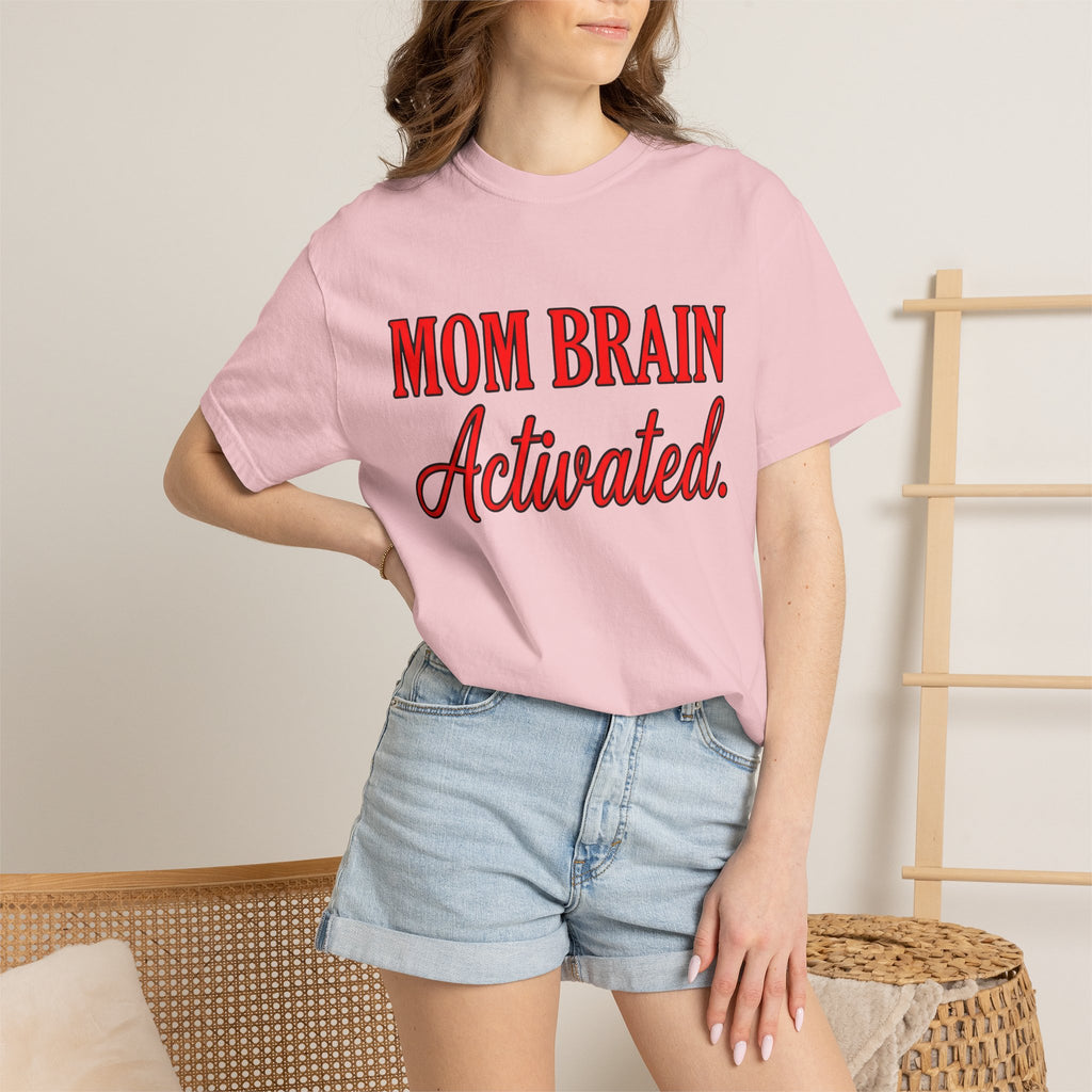 Bold Script Text Shirt Moms Parenting Gift Women Funny Tee Calligraphy T-Shirt Motherhood Fan Humorous Tshirt Parenting Graphic Retro
