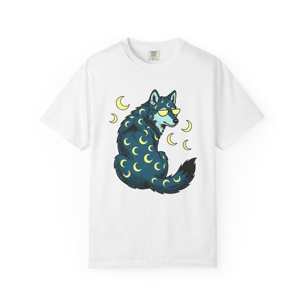 Wolf Drawing Shirt St Valentines Day Nature Gift Women Line Art Tee Wolf T-Shirt Valentine Fan Linework Tshirt Wildlife Graphic Classic