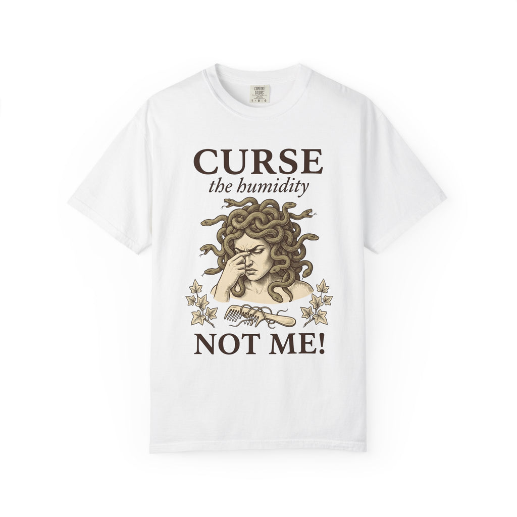 Medusa Design Shirt St. Valentine's Day Folklore Gift Women Distressed Tee Gorgon T-Shirt Valentine Fan Vintage Tshirt Mythology Graphic Ink