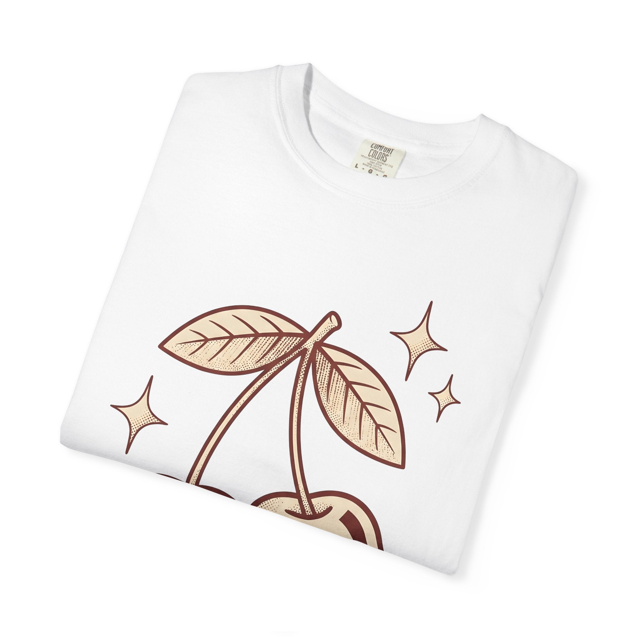 Cherry Berry Shirt Fruit Style Gift Women Classic Tee Berry T-Shirt Fruit Fan Vintage Tshirt Fashion Graphic Old School Sparkles Tshirt
