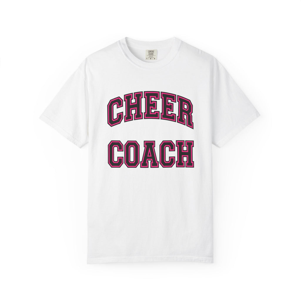Letterman Lettering Shirt Cheer Coach Squad Gift Women Heavy Tee Monogram T-Shirt Coach Fan Vintage Tshirt Team Graphic Classic Cheer Team