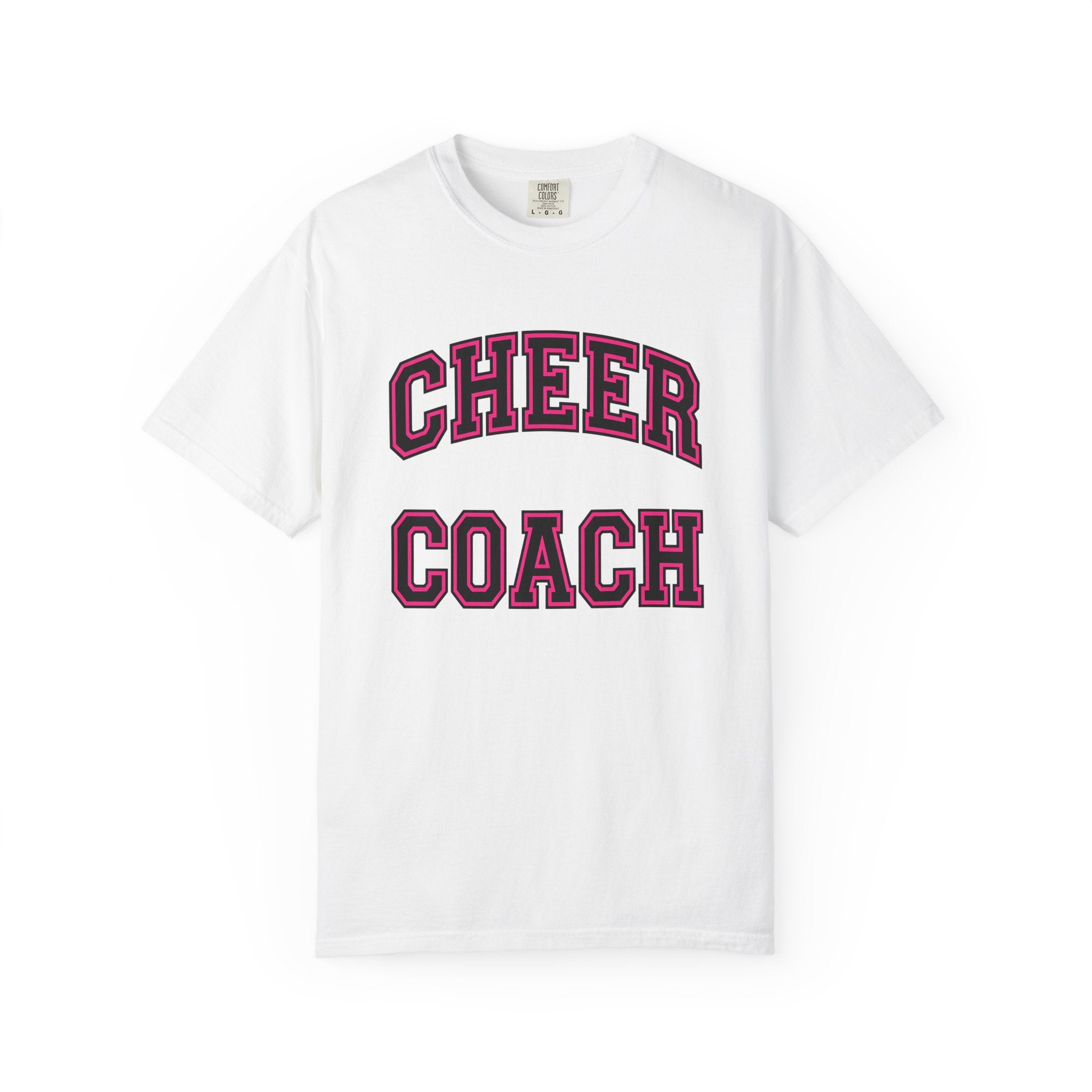 Letterman Lettering Shirt Cheer Coach Squad Gift Women Heavy Tee Monogram T-Shirt Coach Fan Vintage Tshirt Team Graphic Classic Cheer Team