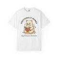 Crying Bear Shirt Cute Bookworm Gift Women Chibi Tee Teddy T-Shirt Adorable Fan Cartoon Tshirt Bibliophile Graphic Illustration Open Book