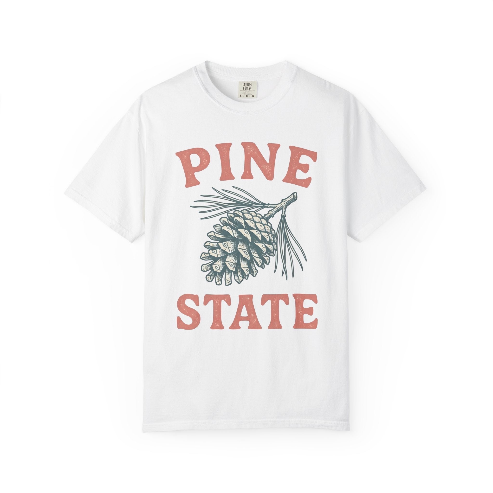 Pine Cone Shirt Nature Adventure Gift Women Sketch Tee Pine T-Shirt Outdoors Enthusiast Drawing Graphic Exploration Cartoon Limb Tshirt