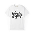Ghost Image Shirt Halloween Haunted Gift Women Rustic Tee Specter T-Shirt Halloween Fan Spooky Tshirt Haunted Graphic Cartoon Shines Tshirt
