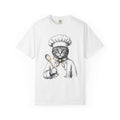Cat Chef Shirt Cat Cookery Gift Women Cartoon Tee Kitten T-Shirt Cat Fan Feline Tshirt Cooking Graphic Hand Painted Wooden Utensil Tshirt