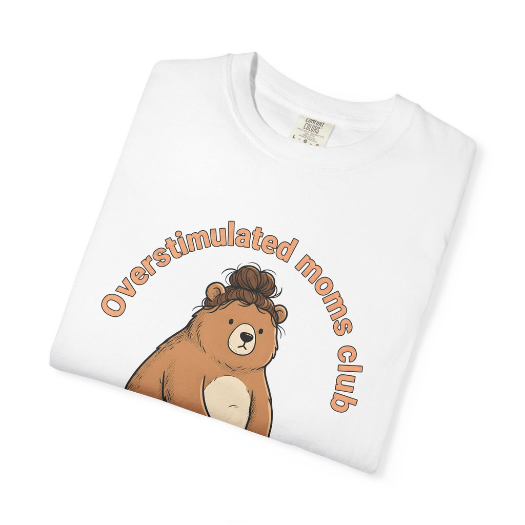 Bear Mom Shirt Moms Family Gift Women Cute Tee Mama Bear T-Shirt Mom Fan Mother Tshirt Clan Graphic Hand Drawn Topknot Tshirt