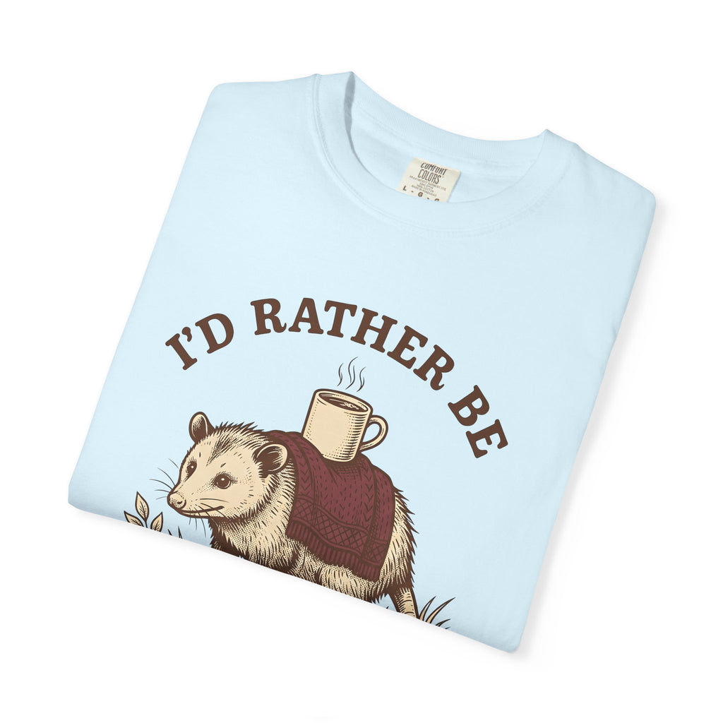 Opossum Mug Shirt Cozy Wildlife Gift Women Retro Tee Possum T-Shirt Snug Fan Vintage Tshirt Animal Graphic Sketch Throw Tshirt