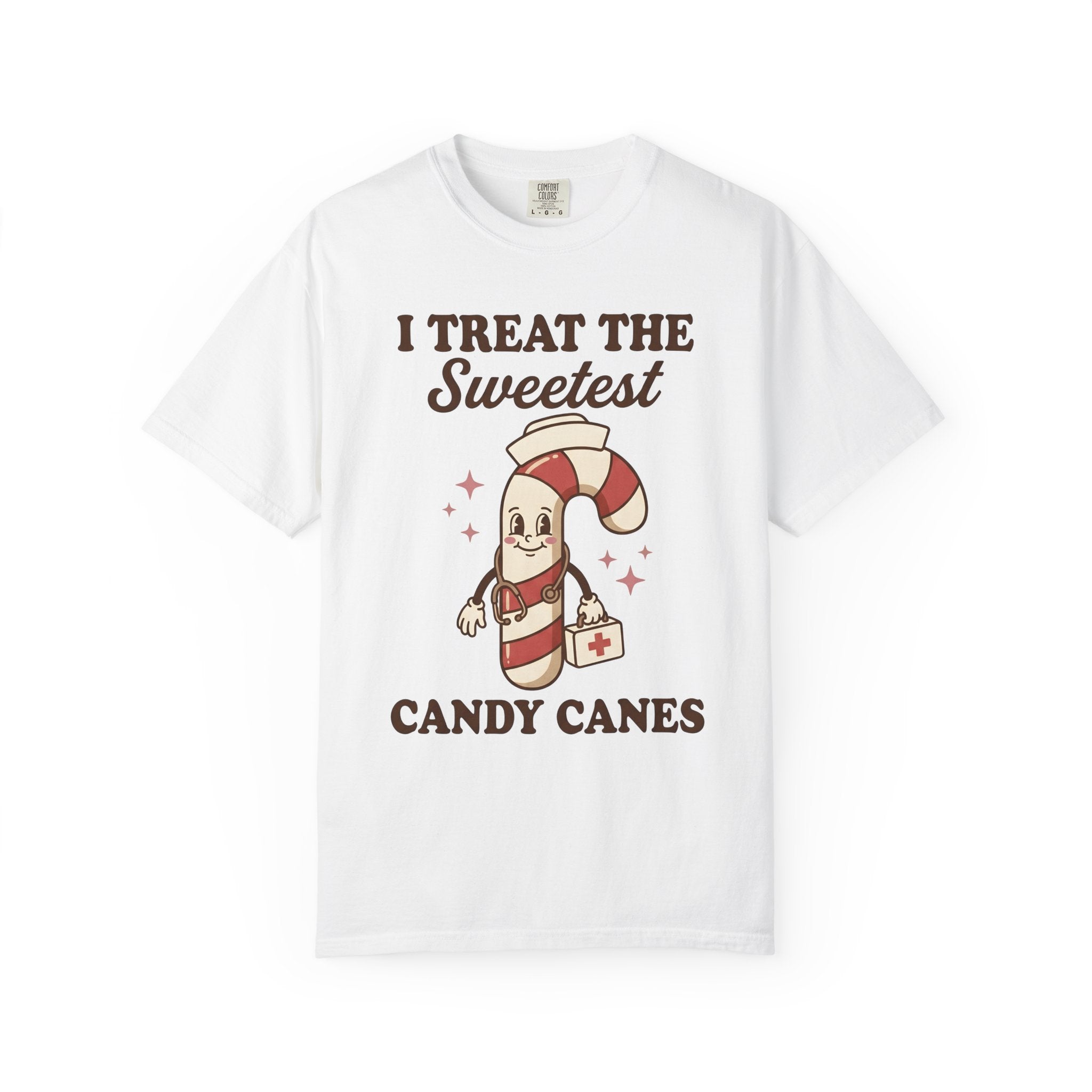 Nurse Candy Cane Shirt Christmas Hospital Gift Women Cute Tee Registered Nurse T-Shirt Xmas Fan Nurse Practitioner Tshirt Medical Center
