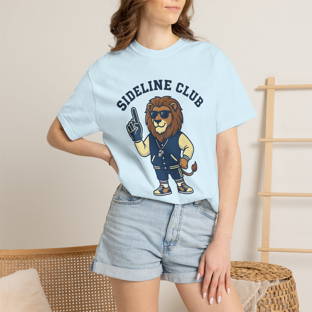 Lion Figure Shirt Moms Workout Gift Women Animated Tee Lion T-Shirt Mother Enthusiast Cartoon Tshirt Fitness Graphic Classic Sun Glasses