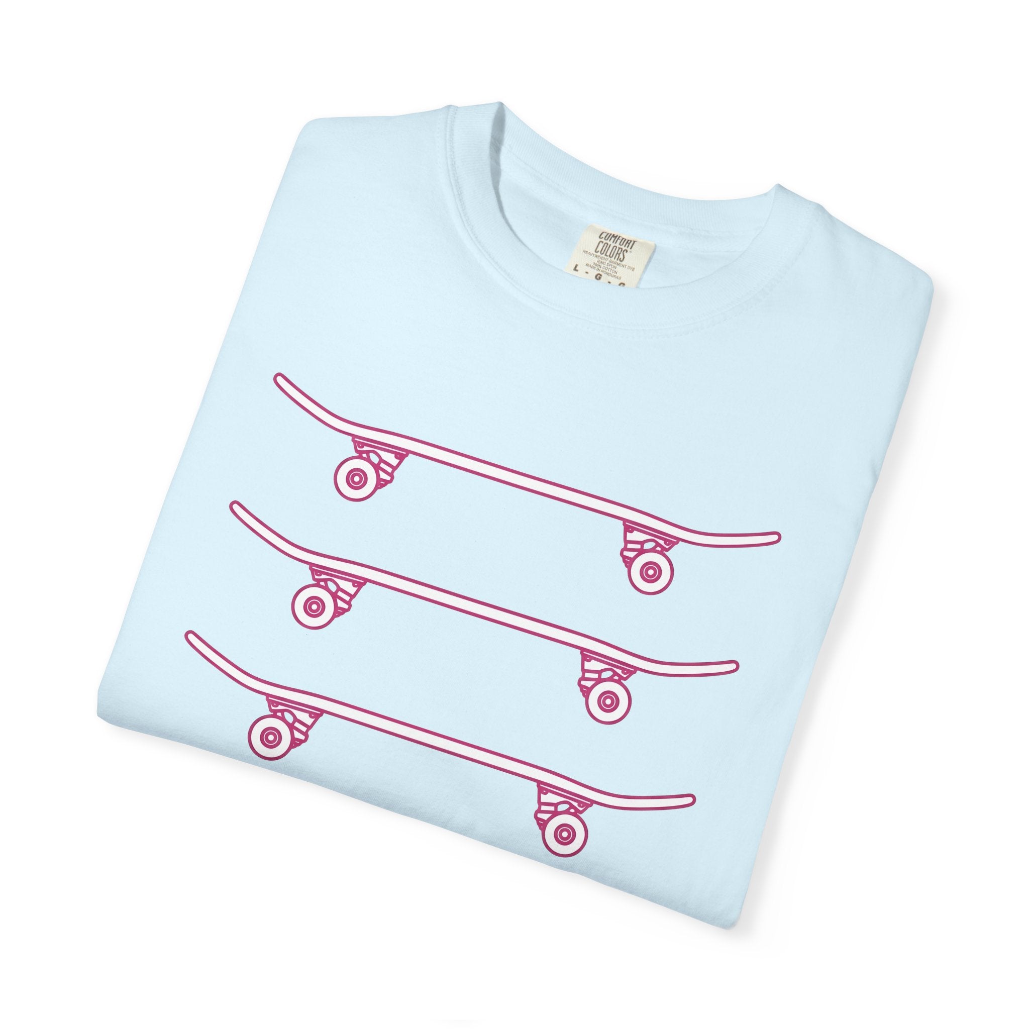 Skateboard Design Shirt Skateboarding Urban Gift Women Simple Tee Skateboard T-Shirt Skater Enthusiast Minimalist Tshirt Streetwear Graphic