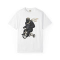 Ape Bike Shirt Animals Jokes Gift Women Retro Tee Monkey Bike T-Shirt Wildlife Fan Prank Graphic Tshirt Sketch Pilot Cap Tshirt