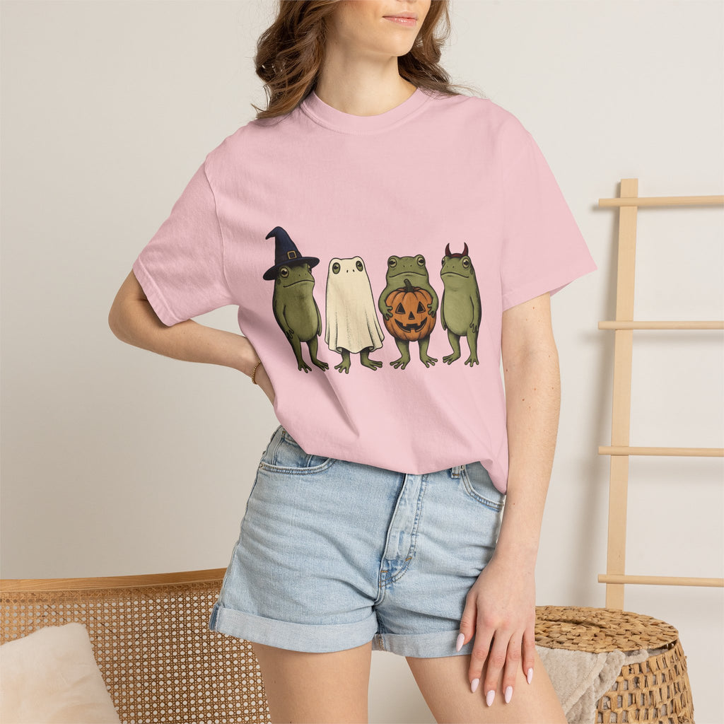 Frog Costumes Shirt Halloween Animal Gift Women Cartoon Tee Toad T-Shirt Halloween Fan Comic Tshirt Creature Graphic Vintage Pumpkin Tshirt