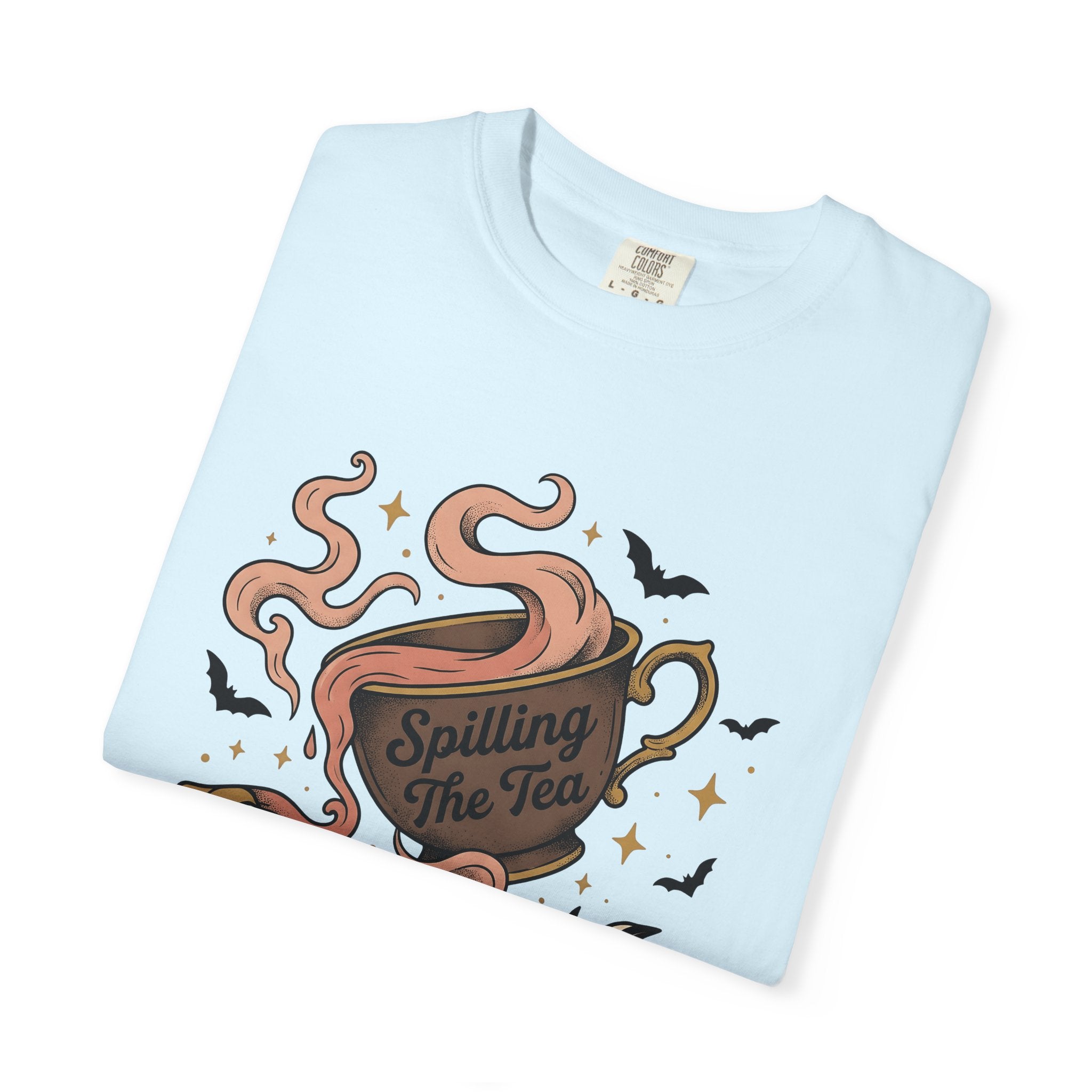 Witch Hand Cup Shirt Boho Chic Occult Gift Women Antique Tee Hand Cupping T-Shirt Bohemian Fan Vintage Tshirt Occult Graphic Classic Vampire