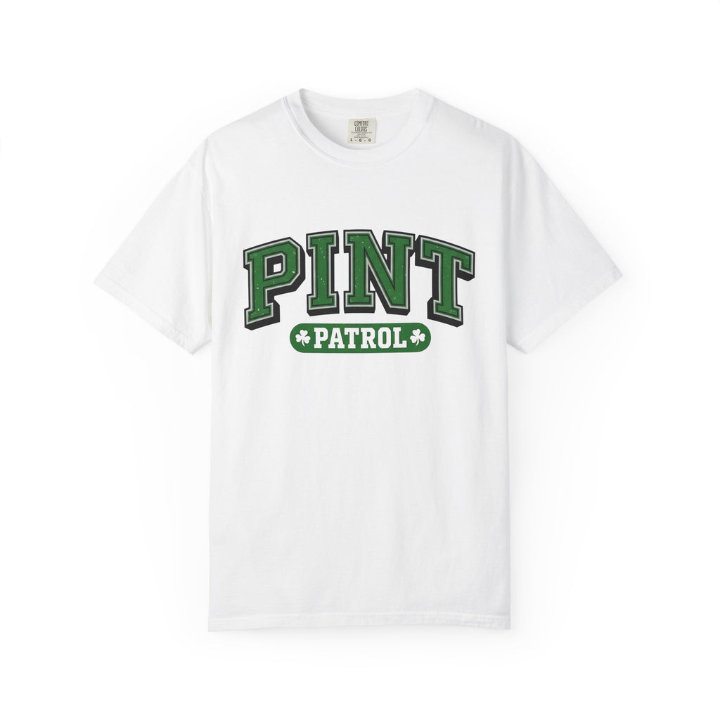 Pub Glass Saying Shirt St Patrick's Day Alcohol Gift Women Varsity Tee Pint Glass T-Shirt Irish Fan Retro Tshirt Drinking Graphic Vintage