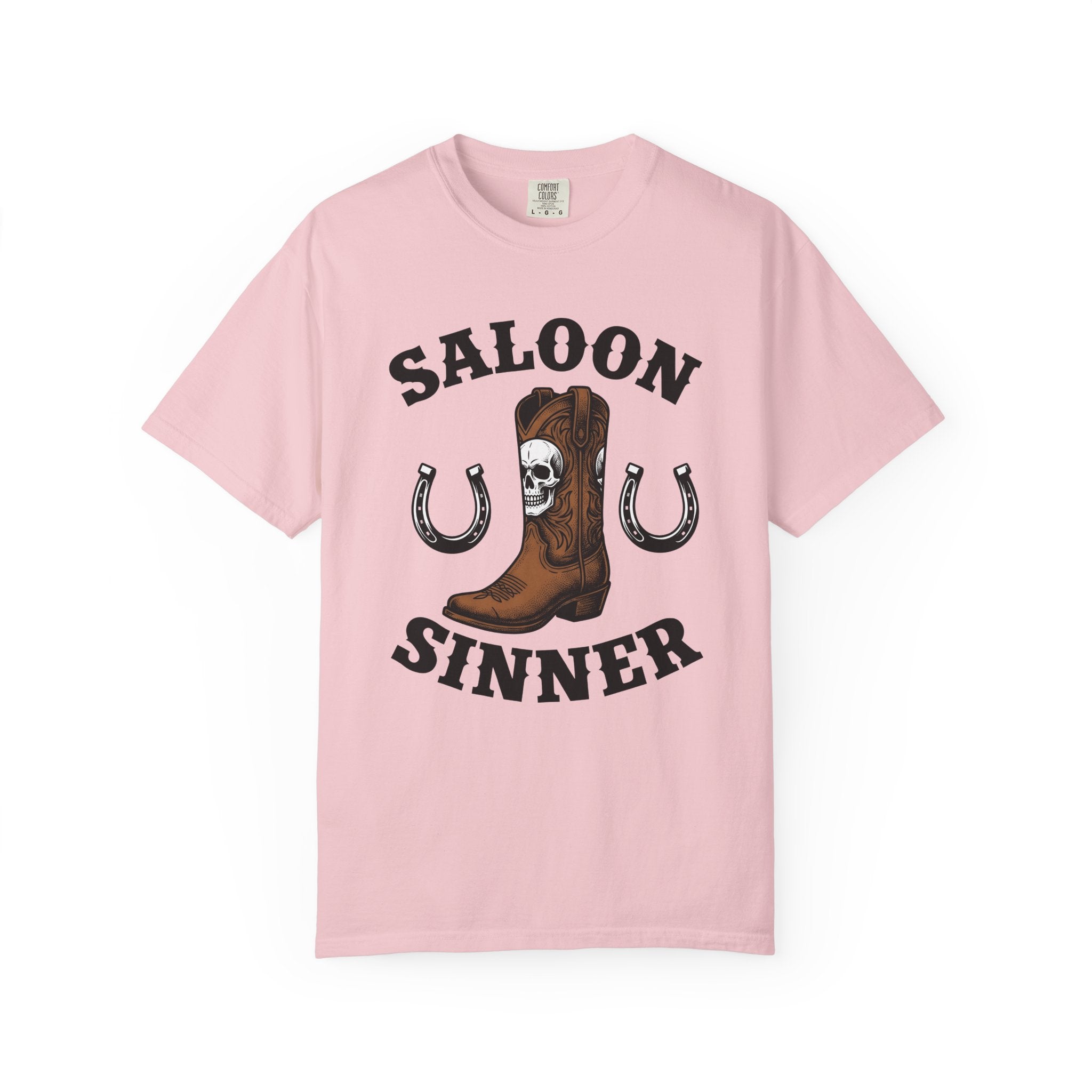 Cowboy Boot Shirt Cowgirl Western Gift Women Vintage Tee Boot T-Shirt Rodeo Fan Cowboy Graphic Tshirt Retro Skull Tshirt