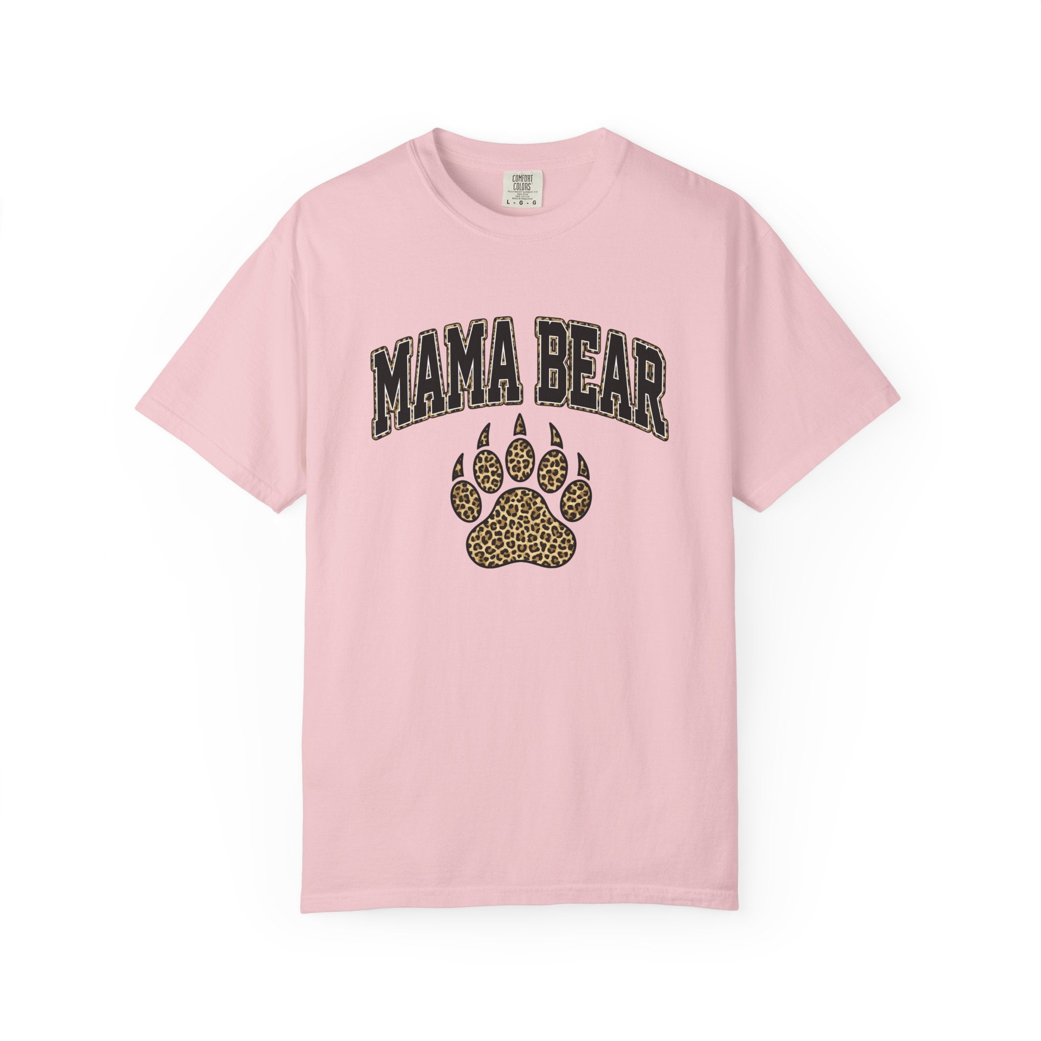 Bear Track Shirt Moms Fauna Gift Women Safari Print Tee Footprint T-Shirt Mother Fan Wildlife Graphic Tshirt Hand Drawn Cat Print Tshirt