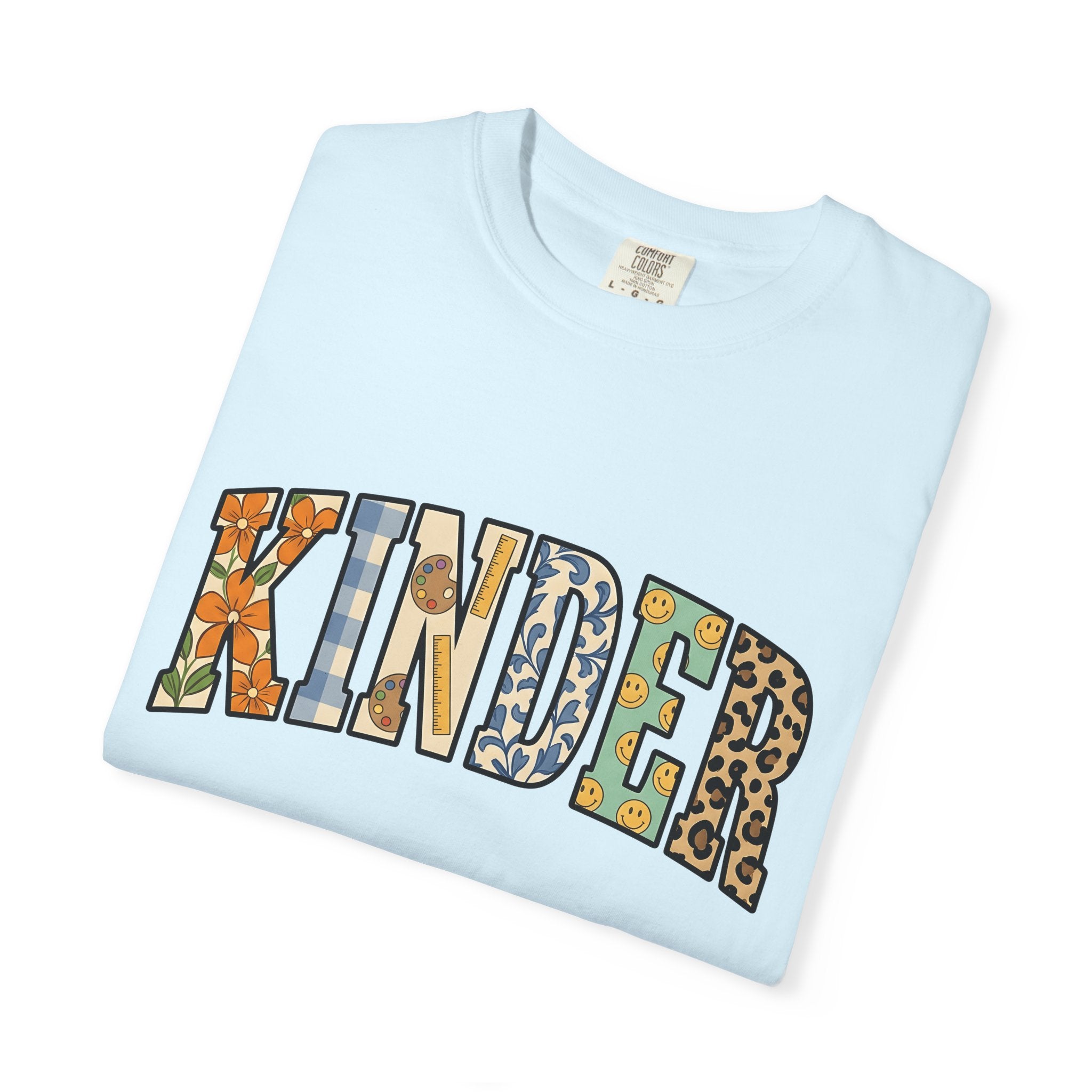 Kindergarten Graphic Shirt Teacher School Gift Women Playful Tee Preschool T-Shirt Educator Enthusiast Fun Tshirt Education Graphic Retro