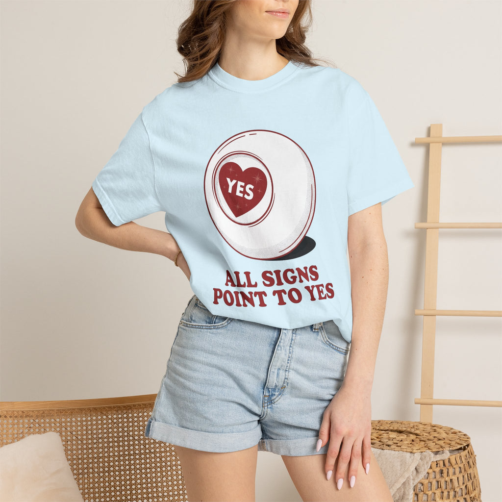 Fortune Ball Shirt Funny Romance Gift Women Classic Tee Crystal Ball T-Shirt Humor Fan Retro Tshirt Love Graphic Old School Symbol Tshirt