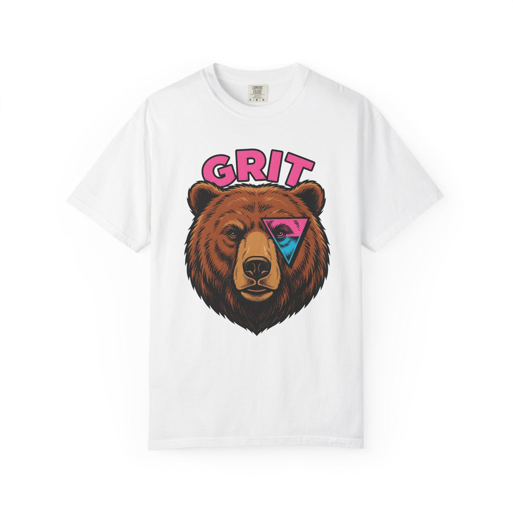 Bear Head Shirt Animals Wildlife Gift Women Modern Graphic Tee Bear T-Shirt Animal Fan Graphic Tshirt Wildlife Graphic Classic Triangle Form