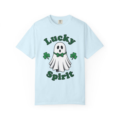 Apparition Clover Shirt St Patrick's Day Satire Gift Women Sketch Tee Shamrock T-Shirt Luck Fan Doodle Tshirt Parody Graphic Line Art Ribbon