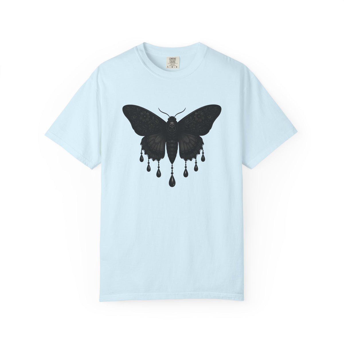 Spooky Moth Shirt Halloween Dark Unisex Gift Horror Art Tee Moth T-Shirt Horror