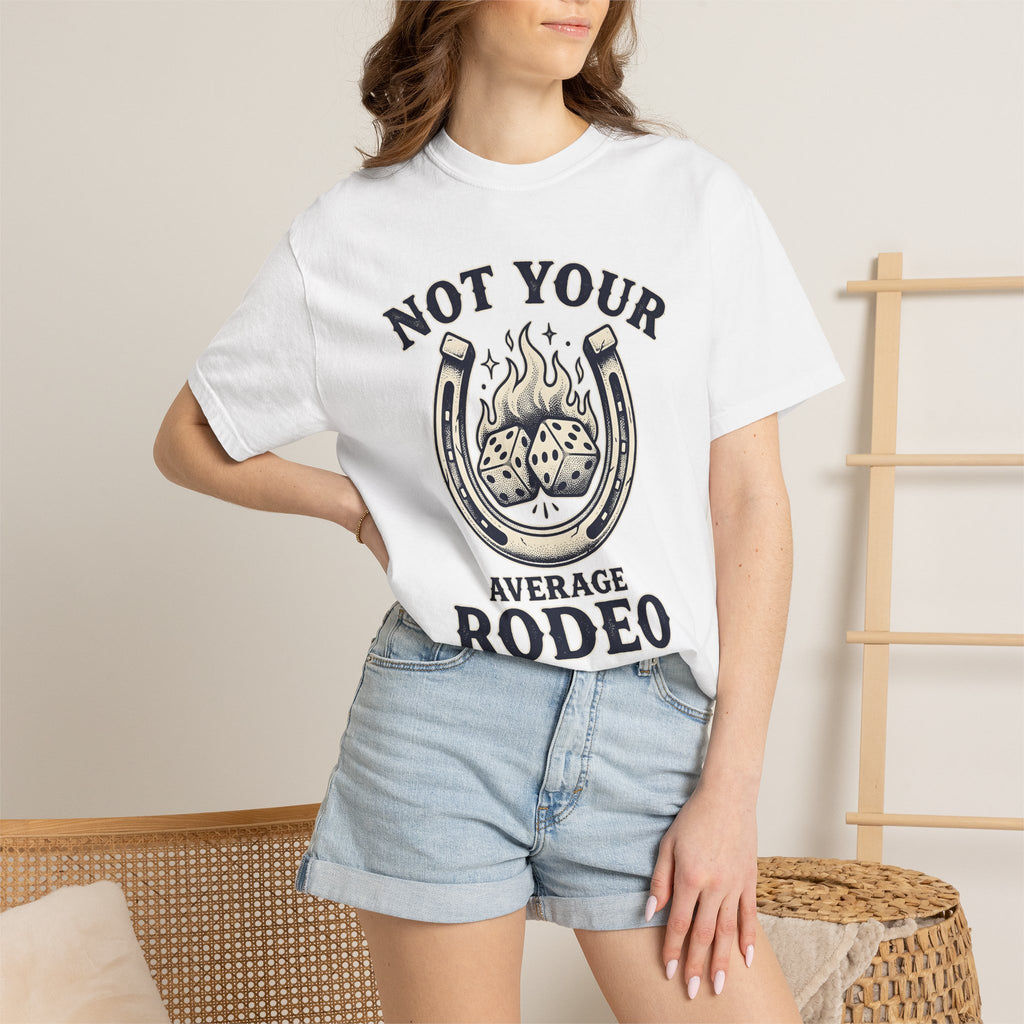 Horseshoe Dice Shirt Cowgirl Western Gift Women Retro Tee Dice T-Shirt Cowgirl Fan Vintage Tshirt Rodeo Graphic Rustic Fire Tshirt