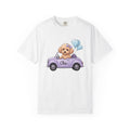 Poodle Automobile Shirt Dog Clothing Gift Women Sweet Tee Car T-Shirt Dog Fan Poodle Tshirt Apparel Graphic Fanciful Crystal Balloons Tshirt
