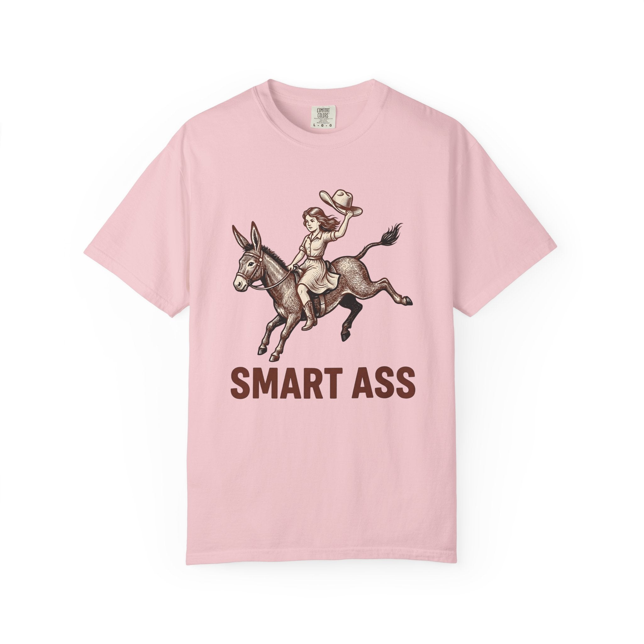 Cowgirl Burro Shirt Cowgirl Prairie Gift Women Sketch Tee Donkey T-Shirt Cowgirl Fan Hand Drawn Tshirt Prairie Graphic Vintage Western Hat