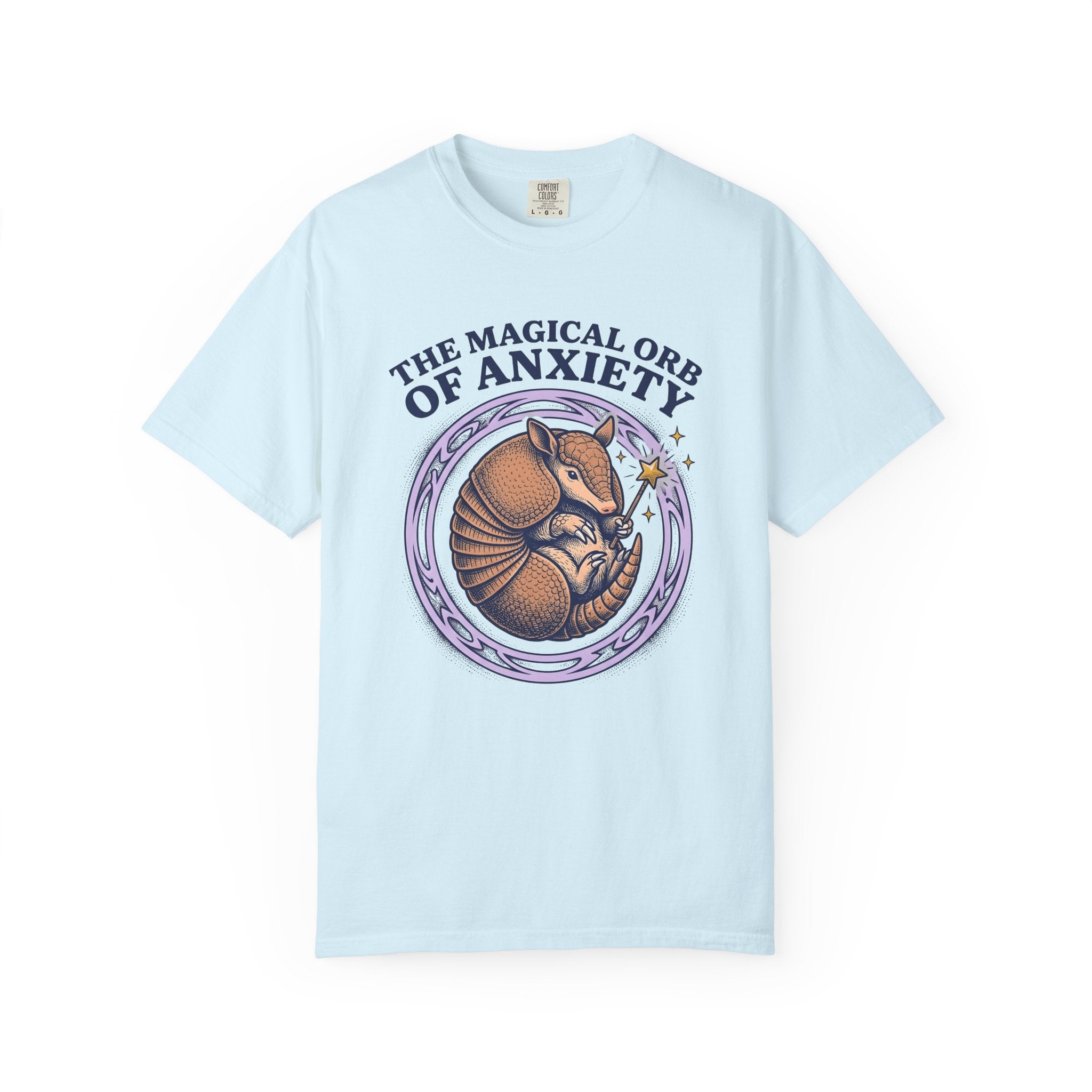 Armadillo Drawing Shirt Cute Creatures Gift Women Hand Drawn Tee Dillo T-Shirt Adorable Fan Doodle Tshirt Animal Graphic Sketch Wizard Wand