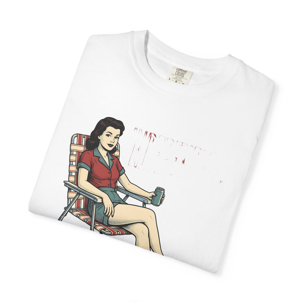 Pinup Woman Shirt 4th Of July Freedom Gift Women Throwback Tee Pinup Girl T-Shirt Independence Fan Retro Tshirt Liberty Graphic Illustrative