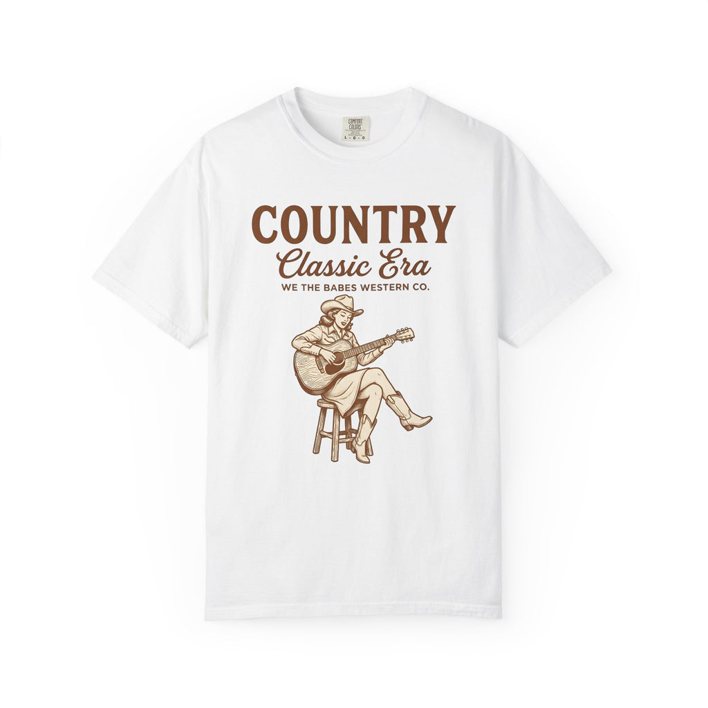 Cowgirl Guitar Shirt Cowgirl Western Gift Women Vintage Tee Guitar T-Shirt Cowgirl Fan Rustic Graphic Retro Cowboy Hat Tshirt
