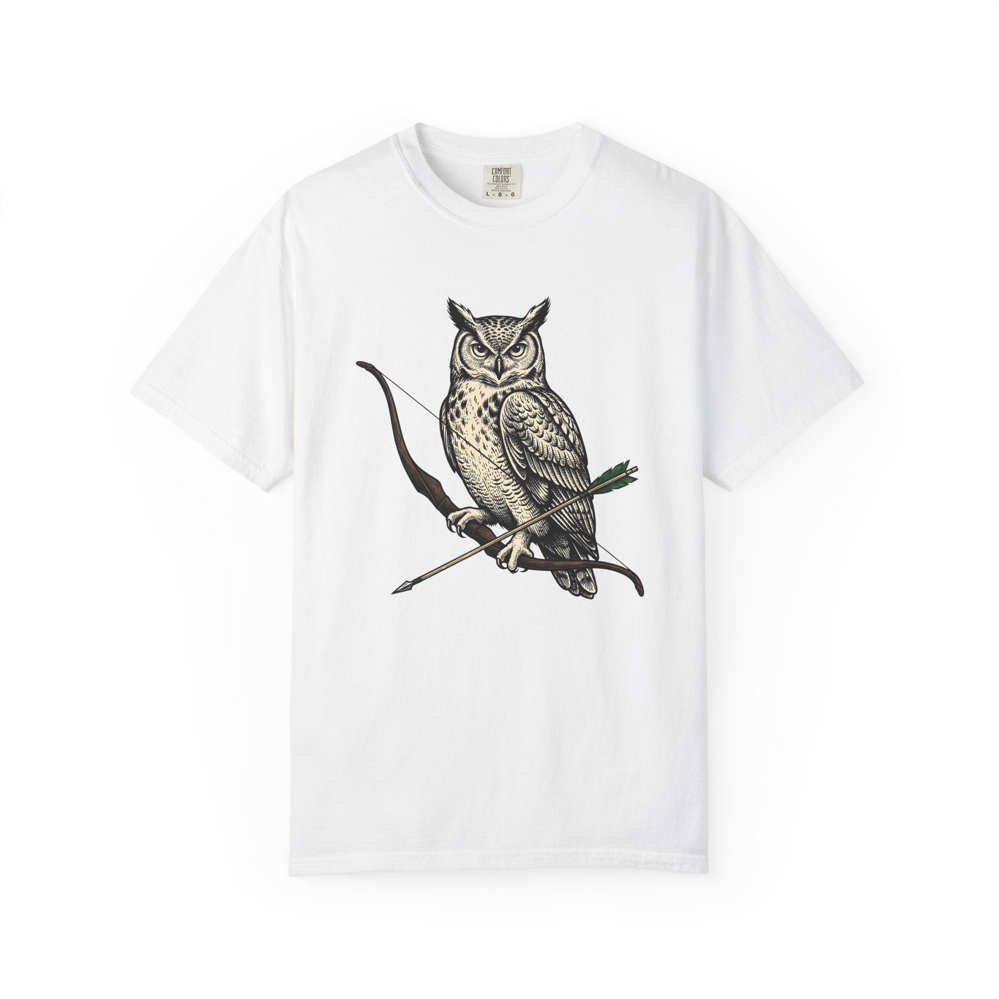 Bird Bow Shirt Archery Wildlife Gift Women Retro Tee Bow Arrow T-Shirt Archer Enthusiast Vintage Tshirt Animal Graphic Sketch Shaft Tshirt