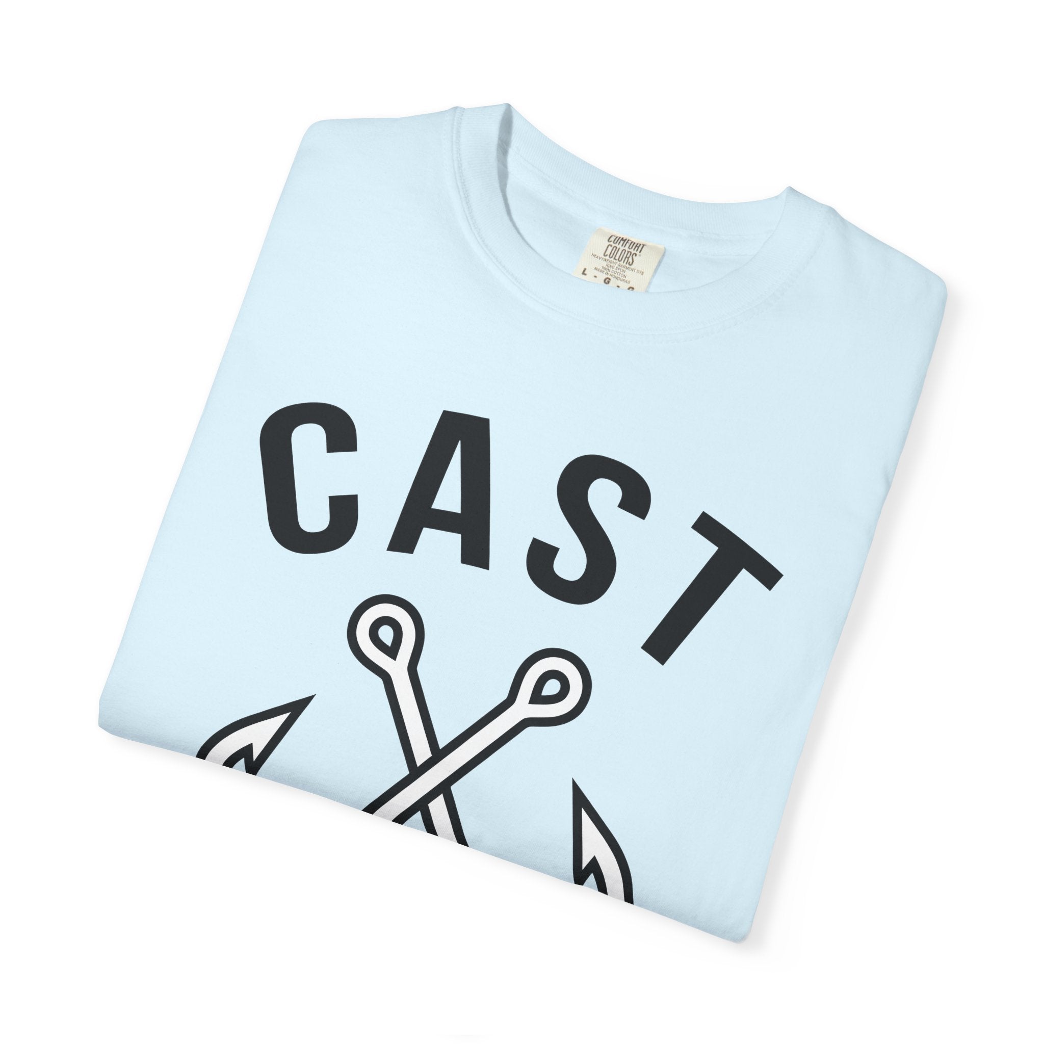 Tackle Hooks Shirt Fishing Hiking Gift Women Vivid Tee Fishing Hooks T-Shirt Angler Fan Hooked Tshirt Trekker Graphic Clear Crossed Hooks