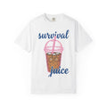 Iced Coffee Cup Shirt Coffee Humor Gift Women Cartoon Tee Coffee Mug T-Shirt Coffee Fan Comic Graphic Tshirt Retro Ice Cubes Tshirt
