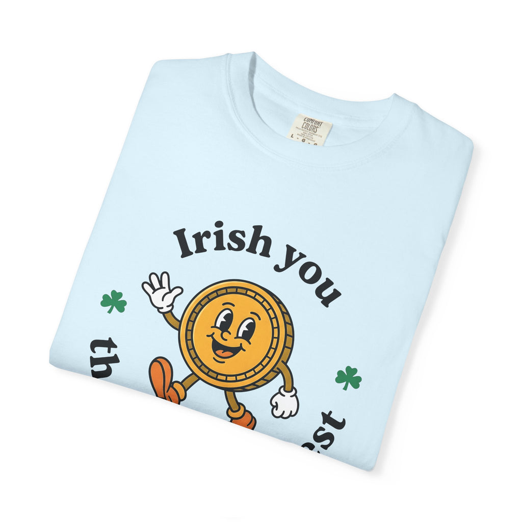 Lucky Coin Shirt St Patrick's Day Humor Gift Women Cartoon Tee Charms T-Shirt St Patricks Fan Comic Tshirt Funny Graphic Retro Shamrock