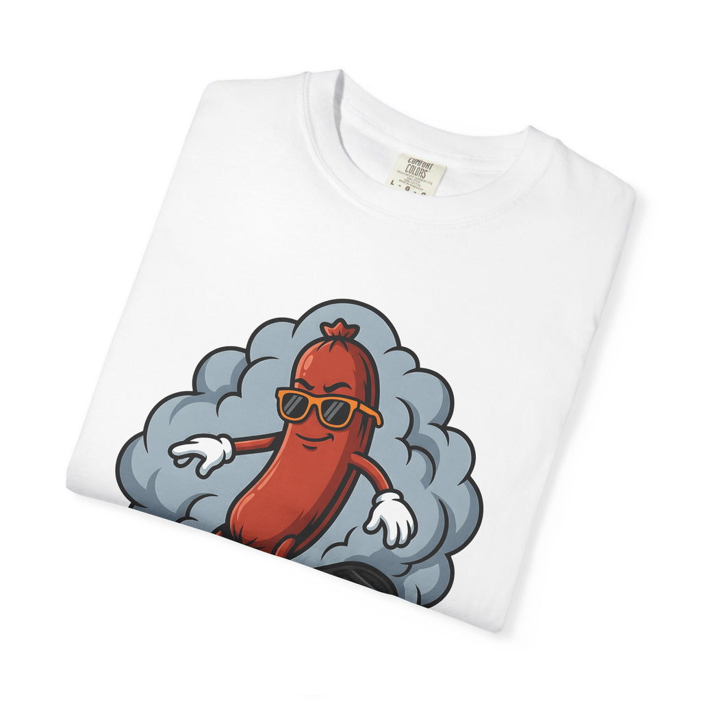Kielbasa Skateboard Shirt Sports Recipe Gift Women Doodle Tee Skateboard T-Shirt Athlete Fan Hand Drawn Tshirt Cooking Graphic Vibrant Cool