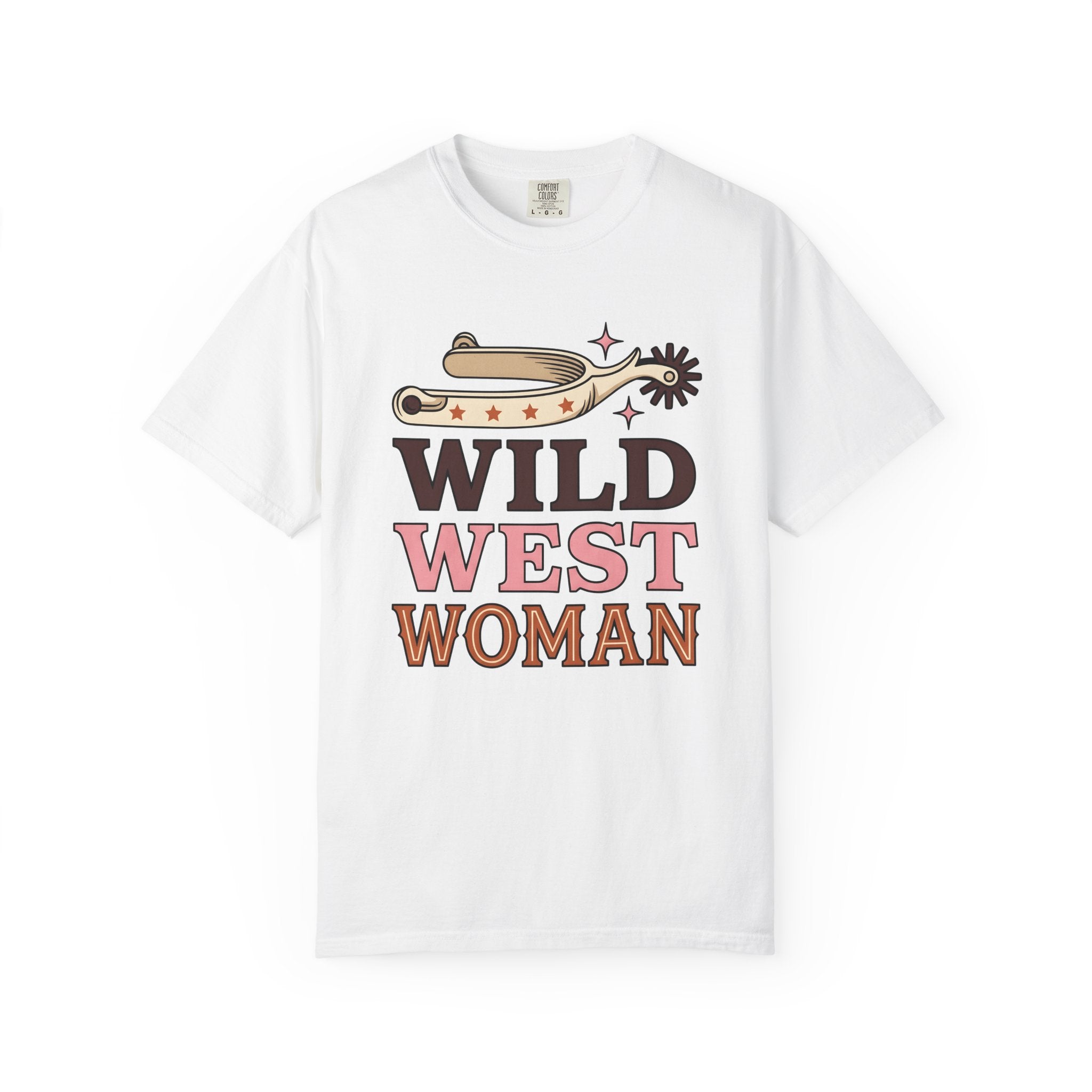 Cowboy Spur Shirt Cowgirl Cowboy Gift Women Country Tee Spur T-Shirt Rodeo Fan Rustic Tshirt Cowboy Graphic Hand Drawn Star Shape Tshirt