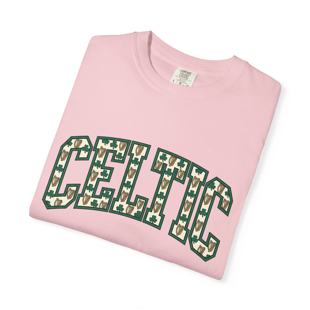 Lucky Beer Glass Shirt St Patrick's Day Celtic Gift Women Modern Tee Beer Mug T-Shirt Irish Fan Pint Glass Tshirt Celtic Heritage Graphic