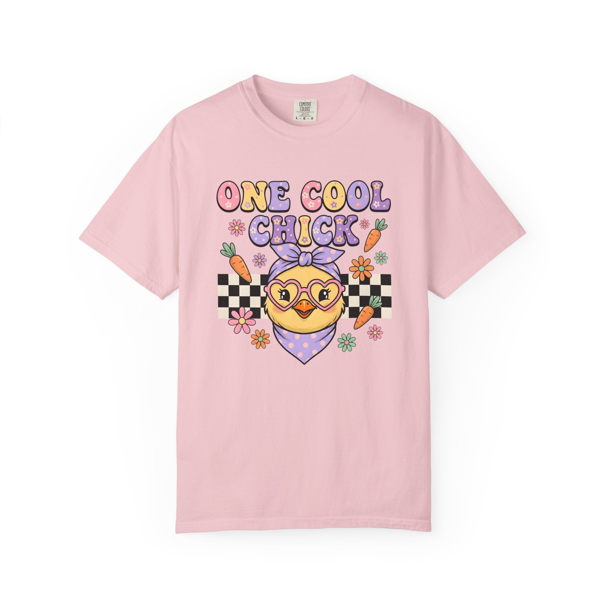 Baby Chicken Glasses Shirt Easter Pet Gift Women Comic Tee Chick T-Shirt Easter Fan Chicklet Graphic Vintage Vegetable Tshirt