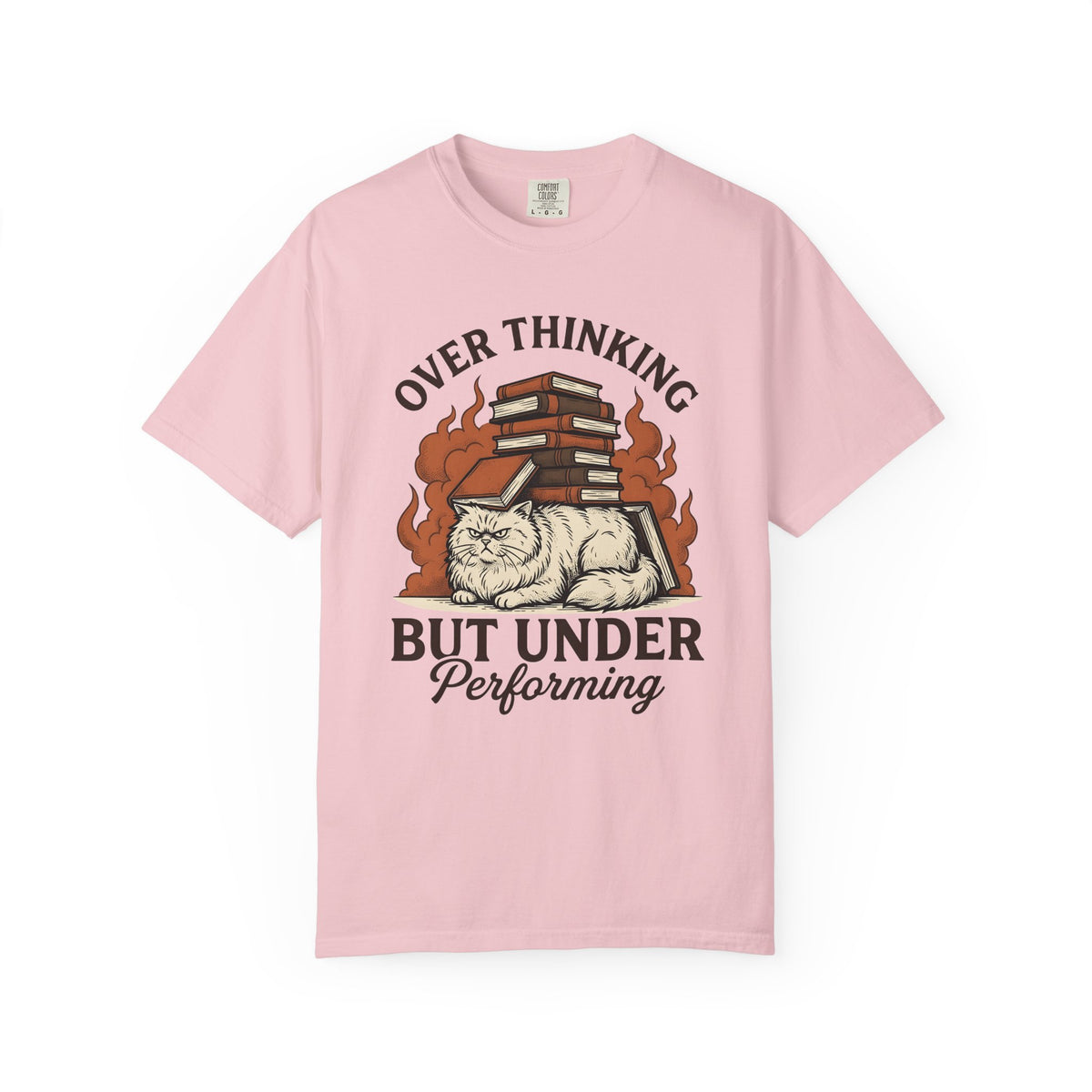 Grumpy Cat Shirt Cat Bookworm Unisex Gift Vintage Tee Kitty T-Shirt Feline Fan