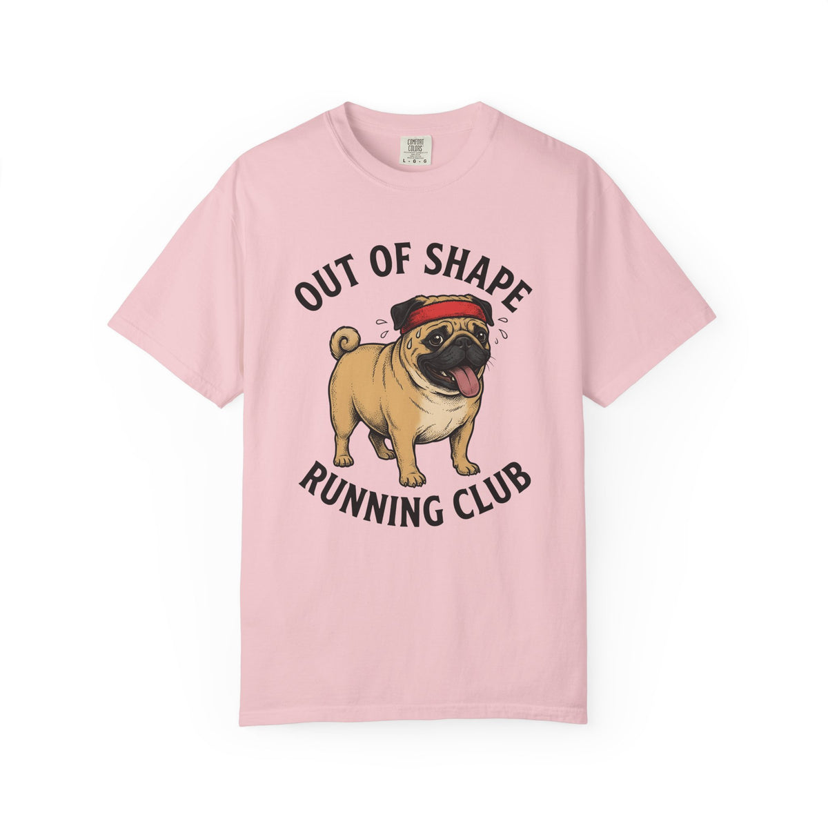 Pug Dog Shirt Sports Humor Unisex Gift Cartoon Tee Pug T-Shirt Athlete Fan Comic