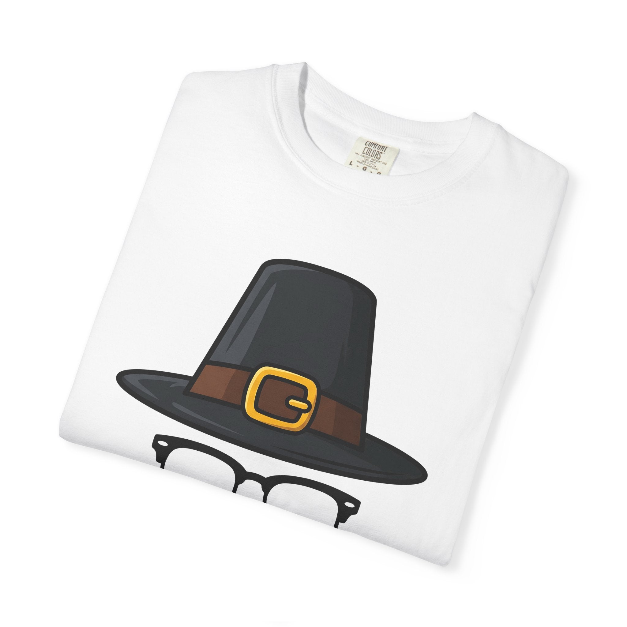 Pilgrim Hat Shirt Thanksgiving Prank Gift Women Animated Tee Pilgrim T-Shirt Turkey Fan Cartoon Tshirt Gag Graphic Basic Smoking Pipe Tshirt
