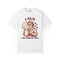 Mrs Claus Shirt Christmas Comedy Gift Women Retro Tee Santa Wife T-Shirt Xmas Fan Vintage Tshirt Humor Graphic Sketch Hot Chocolate Tshirt