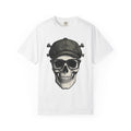 Skull Beanie Shirt Halloween Macabre Gift Women Skin Art Tee Beanie T-Shirt Horror Fan Tattoo Tshirt Dark Graphic Old School Shades Tshirt