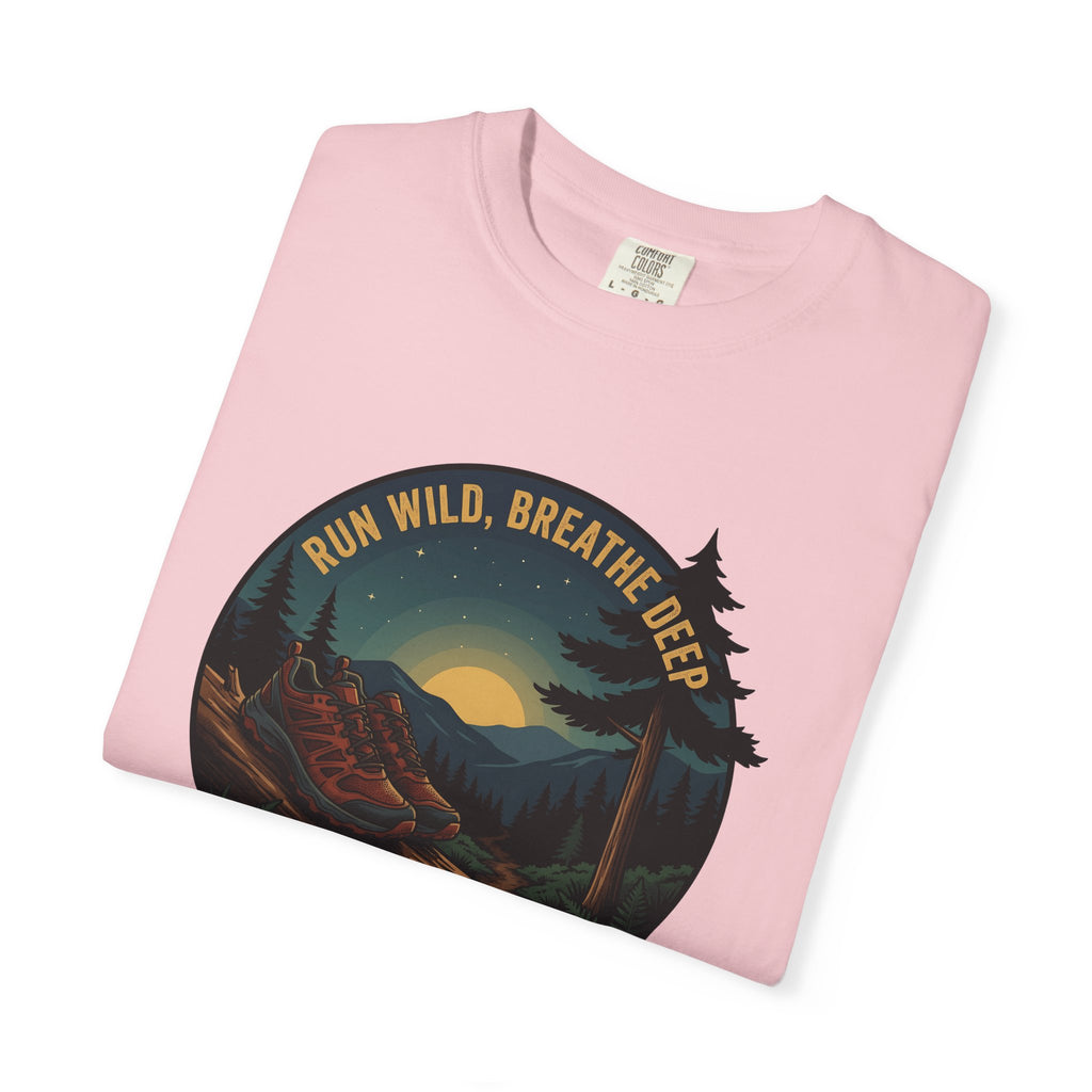 Trail Run Shoes Shirt Sports & Activities Walking Gift Women Nature Art Tee Trail Shoes T-Shirt Athlete Enthusiast Artistic Tshirt Hiking