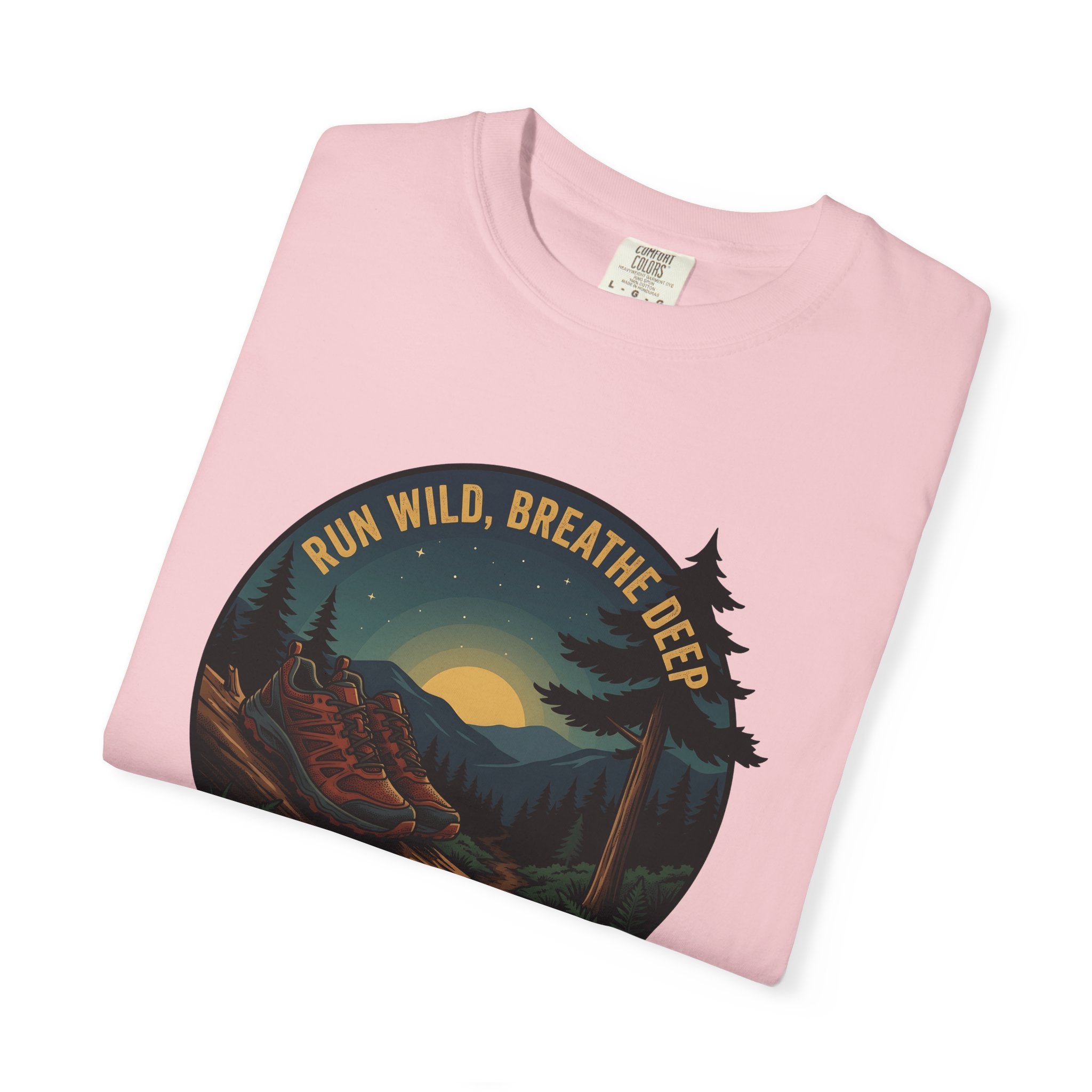 Trail Run Shoes Shirt Sports & Activities Walking Gift Women Nature Art Tee Trail Shoes T-Shirt Athlete Enthusiast Artistic Tshirt Hiking