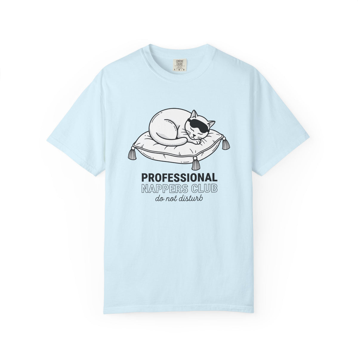 Napping Cat Shirt Cat Joke Unisex Gift Sketch Tee Kitten T-Shirt Cat Fan Feline